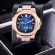 AAA Copy Patek Philippe Nautilus Power Reserve Watch - Rose Gold Diamond Bezel (3)_th.jpg